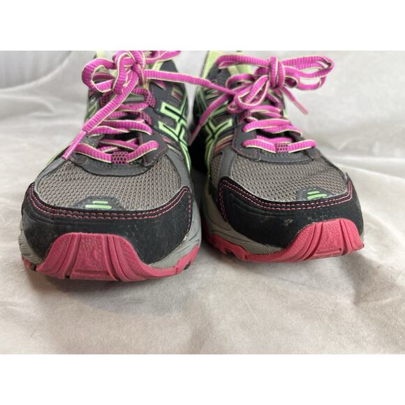 ASICS Gel Venture 5 Athletic Shoes Womens US Size 9.5 Bright Neon Trail Running - Picture 2 of 8